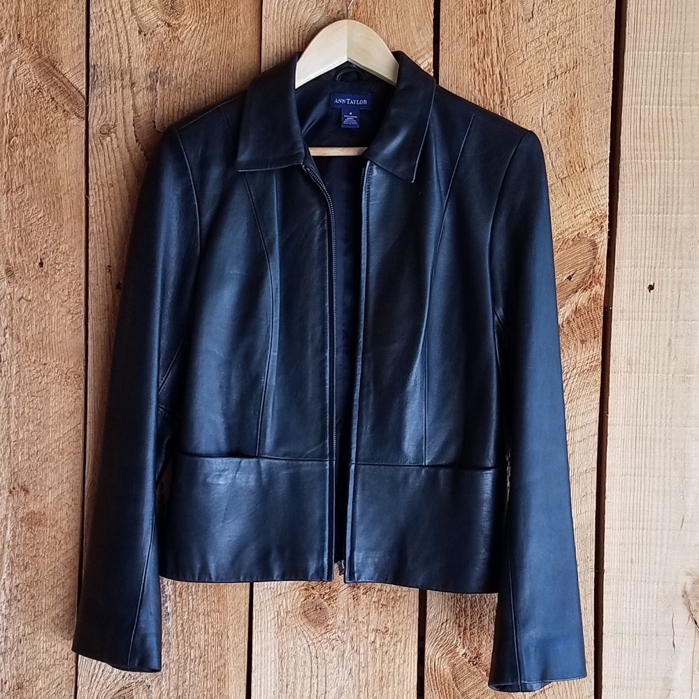 Minimalist 100% Leather Jacket
